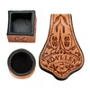 KONLLEN Leather Engraved Chalk Holder Bag Vegetable Tanned Leather Pool