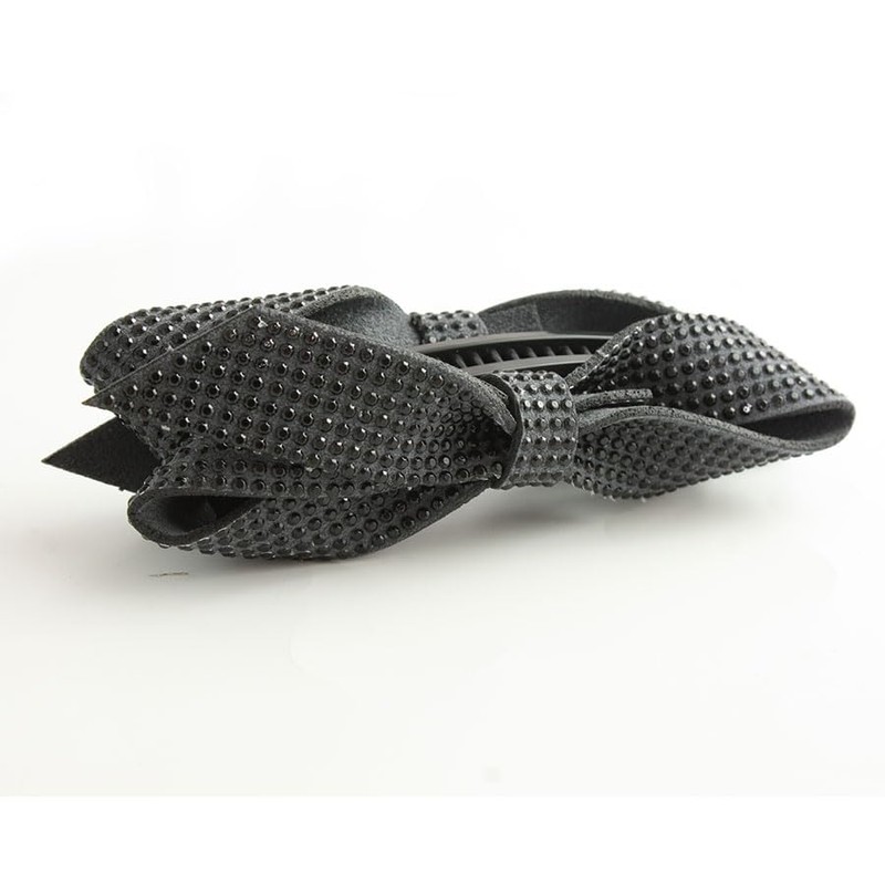 VINGTAINE H-404-GY Studded Style Ribbon, Banana Clip, M, Head Access,