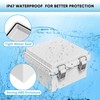 GEVEELIFE Waterproof Junction Box ABS Plastic, Outdoor Electrical Box IP67