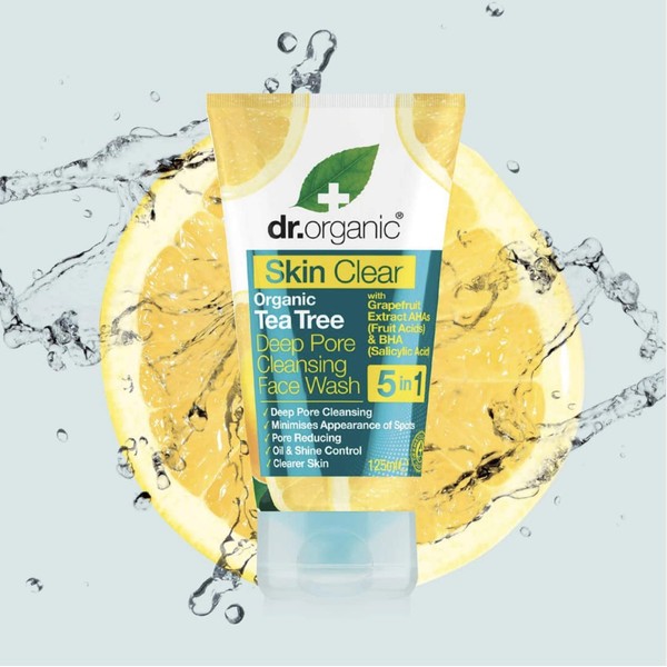 Dr Organic SkinClear Deep Pore Cleansing Face Wash 125ml
