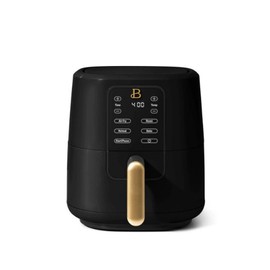 Beautiful 3 Qt Air Fryer with TurboCrisp Technology, Black Sesame by Drew Barrymore