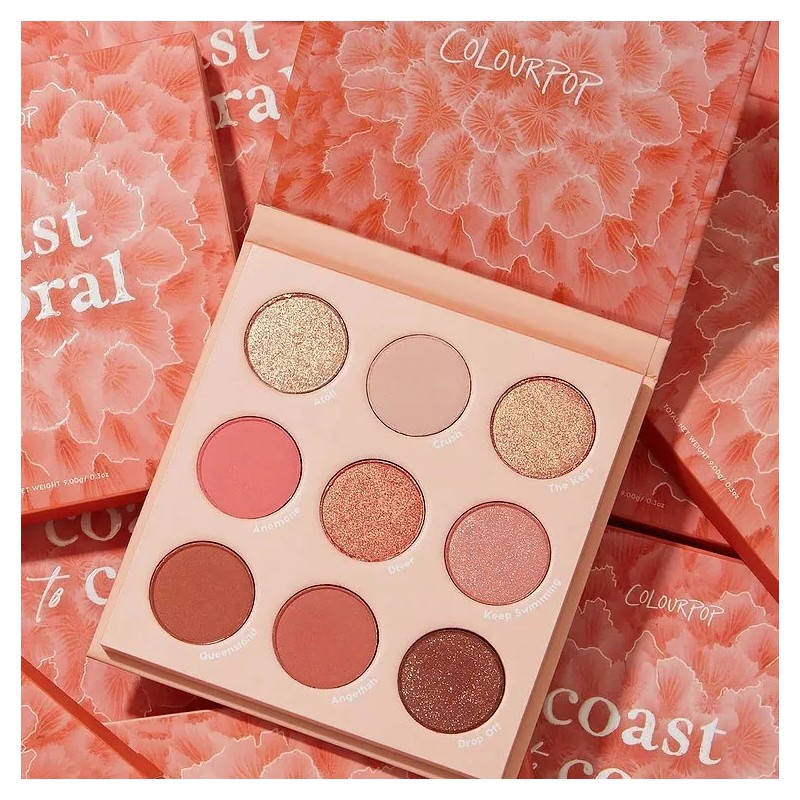 Colourpop Paleta De Sombras Nudes Coast To Coral - Original