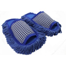 dusting Cleaning Mop Slippers Shoes Slippers in Green with Clean Cotton Sole Size 40-43 Unisex R 155