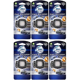 P&G Febreze Easy Clip Mold Resistant Expert Citron Ice (6.6 fl oz (2.2 ml) x 6 Piece Set for Car Air Freshener