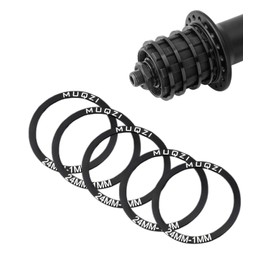 MOPZIJA 5pcs Bicycle Inner Bearing Seal Bicycle Crank Lower Spacer Crankset Washers for Road Bicycles for BB86/91/92/BB30/PF30, Bicycle Inner Bearing Seal