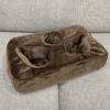 Couch Cup Holder Pillow, Couch Drinks Remotes Holder for Center