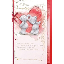 Me To You Bear Lovely Fiancée Valentine's Day Card