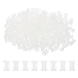 PATIKIL PCB Support Spacer, 200Pack 10mm/0.4" Supporting Height Column PCB Standoff Isolation Board Stand Cylinder Plastic Support for PCB PC Board, Clear