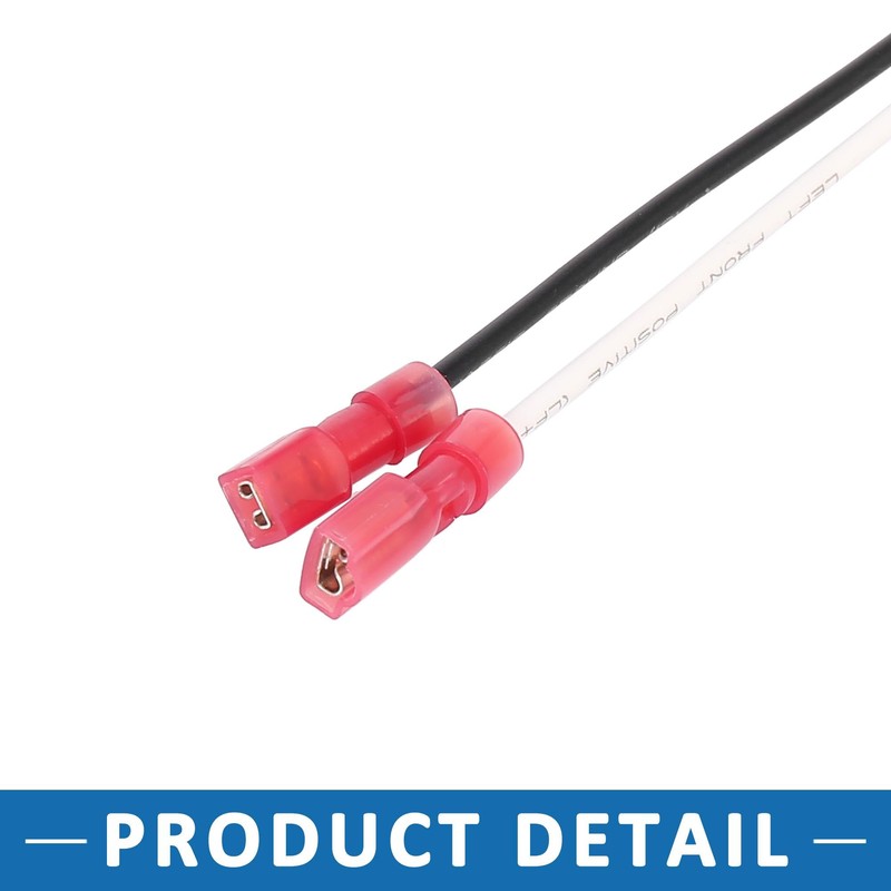 A ABSOPRO Speaker Wire Adapter Connector Harness Plastic Black (Set