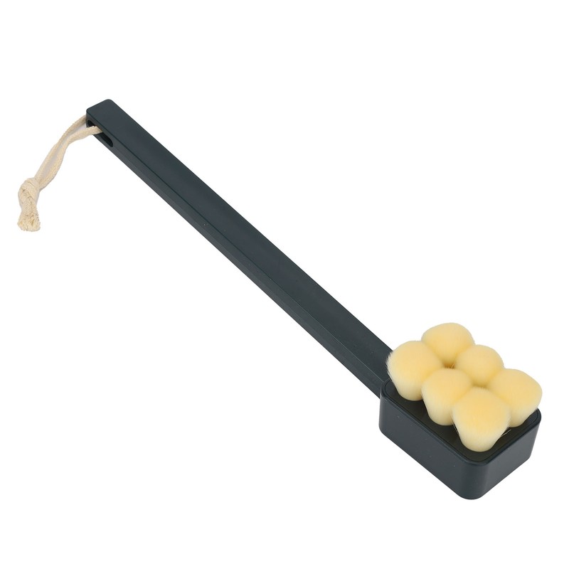 Shower Bath Brush Long Handle Removable Fine Fluffy Soft Scrubber