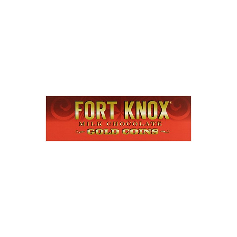 Fort Knox Foiled Milk Chocolate Gold Coins-2 Oz Mesh Bags
