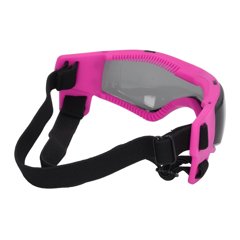 Dog Goggles UV Protection Adjustable Strap Soft Frame Waterproof Anti