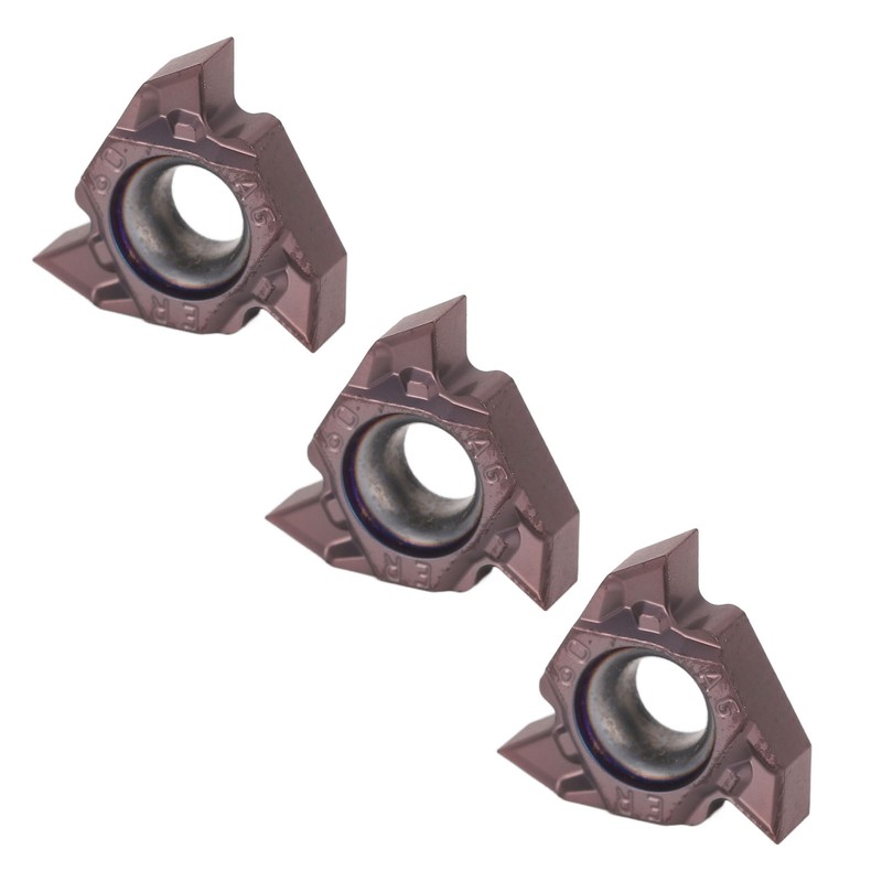 10Pcs Threading Inserts CNC Lathe Indexable Carbide Blade Turning Tool