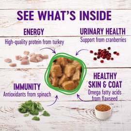 Wellness Complete Health Morsels Grain Free Canned Wet Cat Food (Pack of 24)