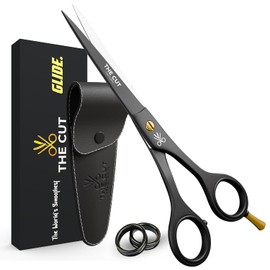 Cut Factory-6.5 - Tijeras de pelo profesionales de acero inoxidable, ergonómicas y ultra afiladas para salones y hogar