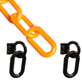 Mr. Chain Loading Dock Kit, Safety Orange, 2-Inch Plastic Chain (72312)
