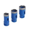 LiGuVCY Blue 6-68mm 8 Pcs Diamond Core Drill Bit Set,