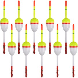 Wood Slip Bobbers Fishing Floats and Bobbers Spring Oval Stick Slip Bobbers for Crappie Panfish Trout Bass Fishing Tackle Accessories