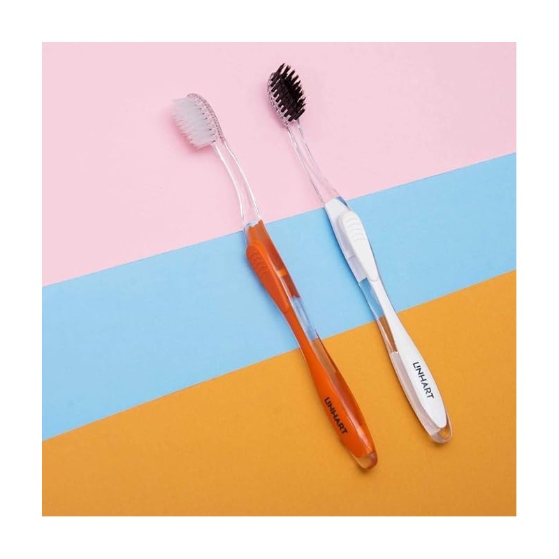 LINHART Extra Soft Toothbrush – Teeth Whitening Toothbrush with Multi