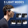 Headlamp Rechargeable, LED Waterproof Headlight for Adults, 230° Headband Light