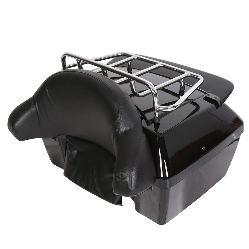 Universal Motorcycle Trunk Tour Pack Tail Box Luggage For Harley