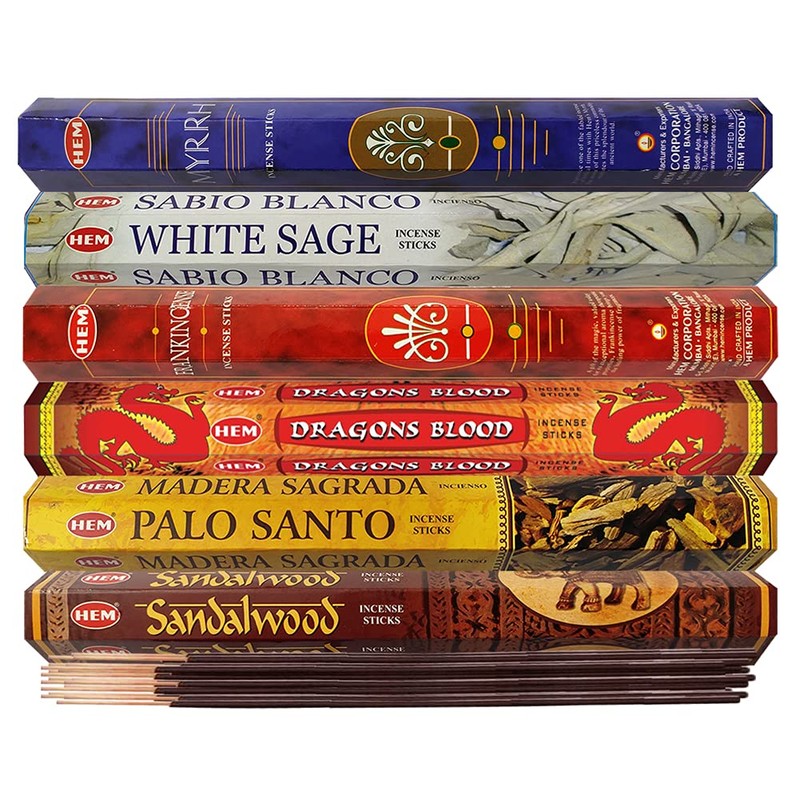 Hem Incense Sticks Variety Pack #31 and Incense Stick Holder