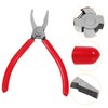VILLFUL Heavy Duty Glass Breaking Pliers with Curved Jaw Precision