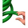 PE Green Corrugated Conduit Flexi Pipe Tube Split 23mm -