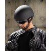 ILM Motorcycle Half Helmet with Sunshield Quick Release Strap Half