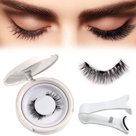 Giani Magnetic Lashes Kit, Flylash Magnetic Lashes with Applicator, Eyelashes Magnetic Lashes with Clamp, Magnetic Eyelashes Natural Look Easy, Quick, Safe (Fuller)