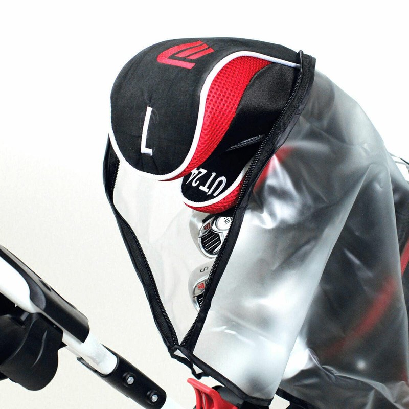 (One Size, Black) - Clear Bag Mac With Zip