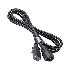 AKYGA AK-PC-03A Netzkabel für PC 3 Pin Polig Erweiterung IEC C13 / IEC C14 1.8m, schwarz