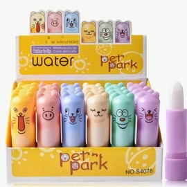 Cartoon Animal Themed Lip Balm,lipscks - Color: purple