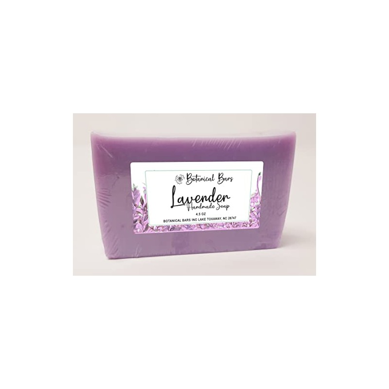 Botanical Bars Handmade Lavender Soap Bar - All Natural Lavender