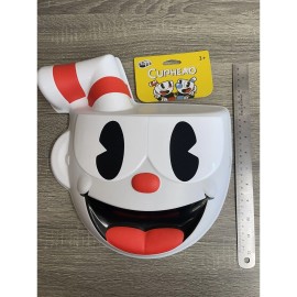 Elope Cuphead Adult Plastic Mask NWT Elope 2018