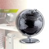 TROIKA Original 25 cm Diameter Globe - Planet - Chrome