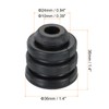 PATIKIL 1.4"x1.4" Refrigeration Compressor Rubber Mounting Feet, 3 Pack Foot