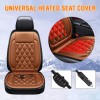 CP-AUTO Car Heated Seat Cover SUV Trucks 12V Universal Warmer