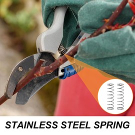 PYEUIFT 5 Stück Druckfeder Zylindrische Feder für Gartenschere, Leichter Austausch, Länge: 50 mm, Lochdurchmesser: 12,8 mm, Für Gartner und DIY-Enthusiasten
