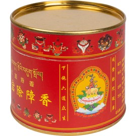 Nyoibao Tibetan Incense, Purifying Incense, Incense, Incense, Incense, Coil Type, Swirl Incense, Red Can, Feng Shui, Tibetan Secret