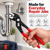 Quick-Adjust Tongue & Groove Pliers for Plumbing – V-Jaw Water