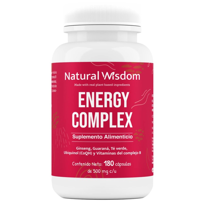 Energy Complex Vitaminas y Suplementos para Mujeres Hombres Performance Energia