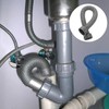 Sink connecting extension drain hose for washing machine water outlet