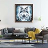 TELAIN Diamond Painting Kit with Wolf Motif, 5D Full Drill,