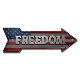 MightySkins Peel and Stick Art Removable Freedom Decal Decor 24" Directional Sticker Vinyl Wall Decals
