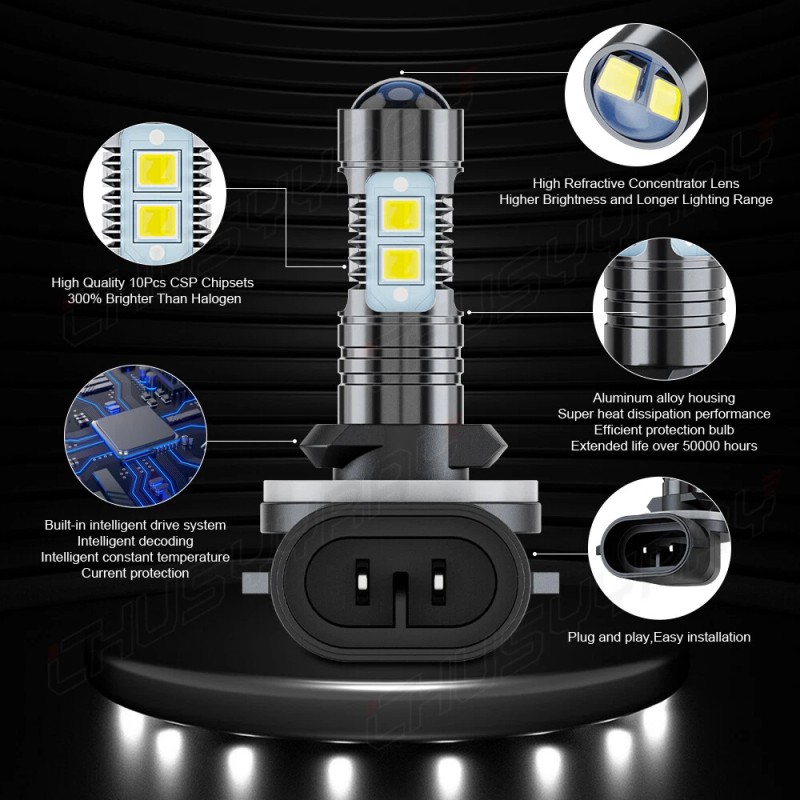 CHUSYYRAY Super Bright LED light bulbs for Deere 1023E 1025R