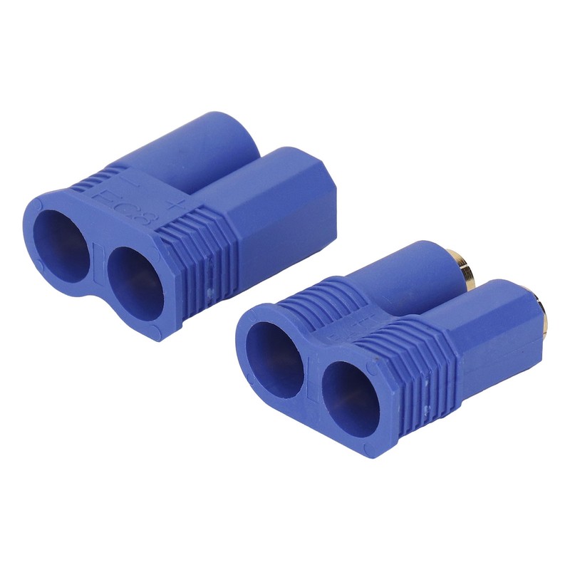 10 Set EC8 Plug 8mm Brass Gold Plated Male Female