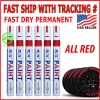 SNS 3pcs RED Paint Pen Markers Waterproof Permanent Car Tire