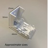 Blindspares Clip Over Type Bracket for Roman Blinds (Pack of