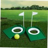 Mipcase 2pcs Golf Putting Cups with Flags Indoor Training Discs